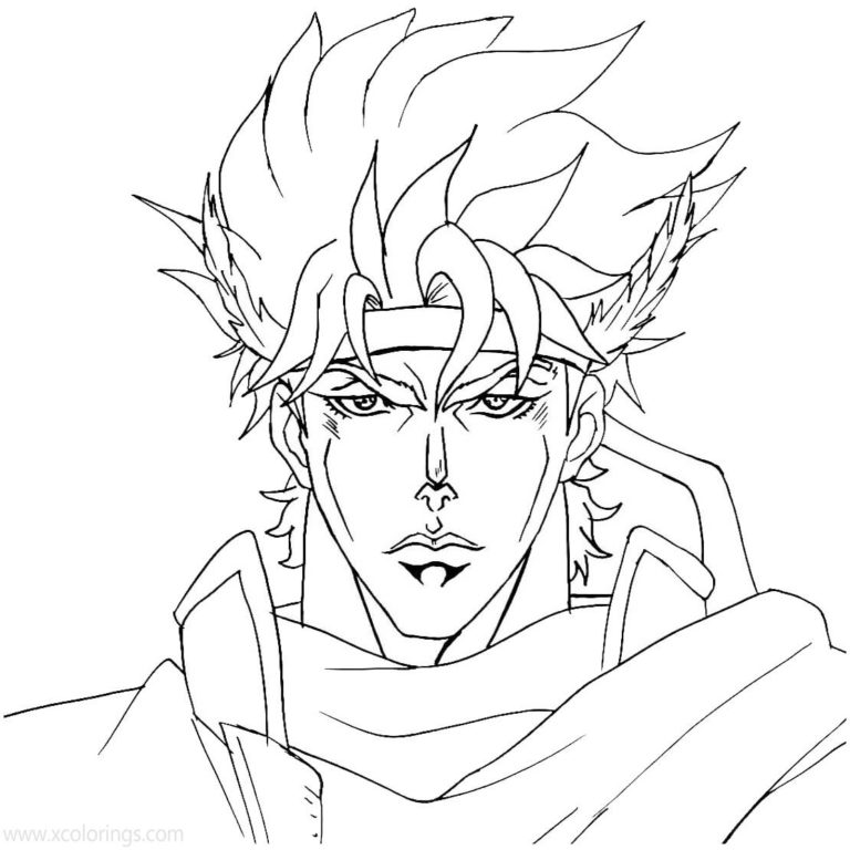 JoJo's Bizarre Adventure Coloring Pages Clipart - XColorings.com