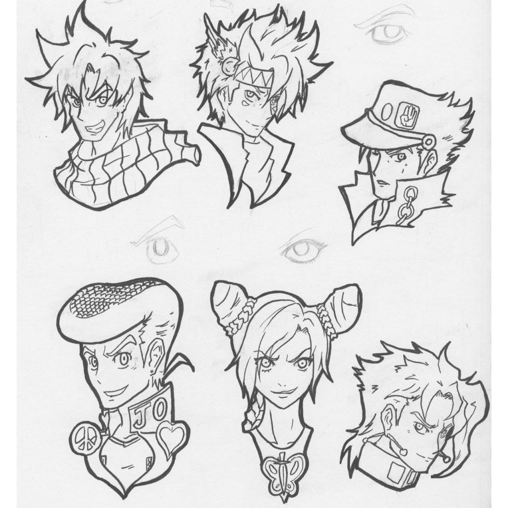 Giorno Giovanna from JoJo's Bizarre Adventure Coloring Pages