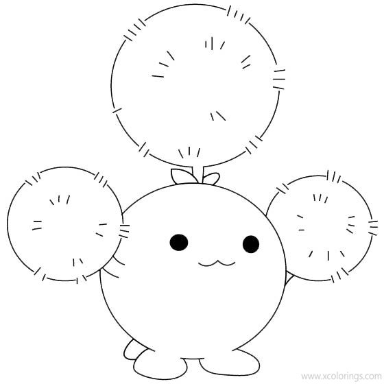 Free Jumpluff Pokemon Coloring Pages printable