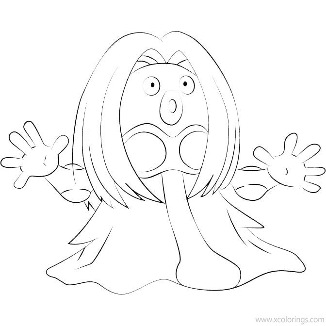 Free Jynx Pokemon Coloring Pages printable