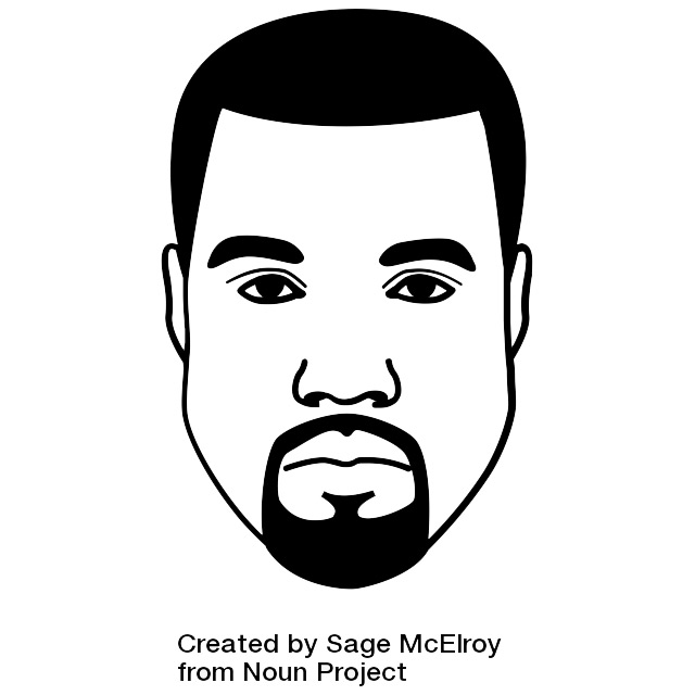 Kanye West Coloring Pages Fanart by MoKheir35 - XColorings.com