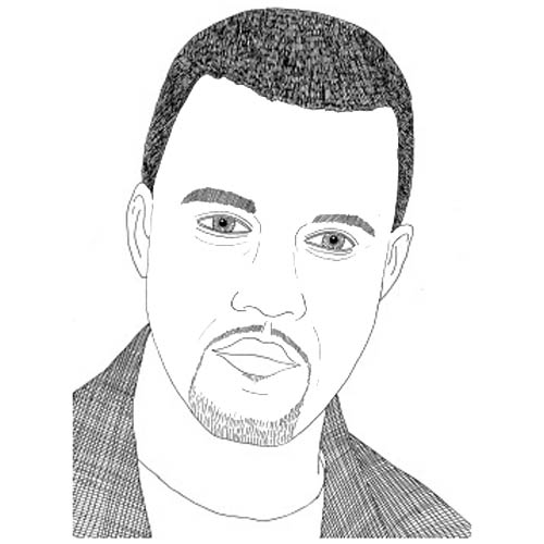 Free Kanye West Coloring Pages Printable printable