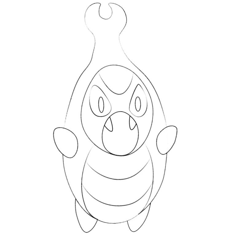 Inkay Pokemon Coloring Pages