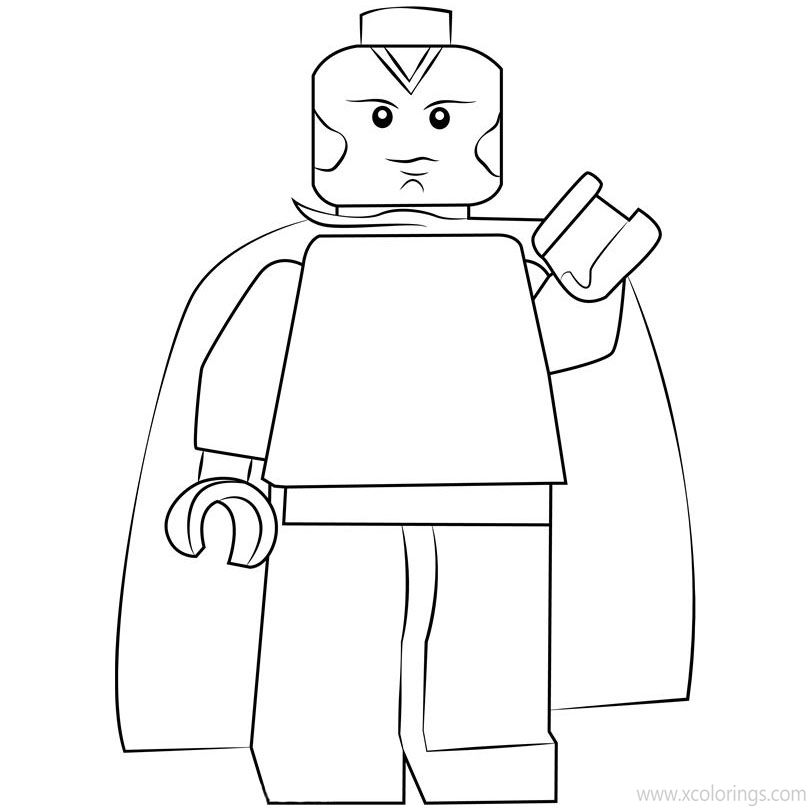 Free Lego WandaVision Coloring Pages printable