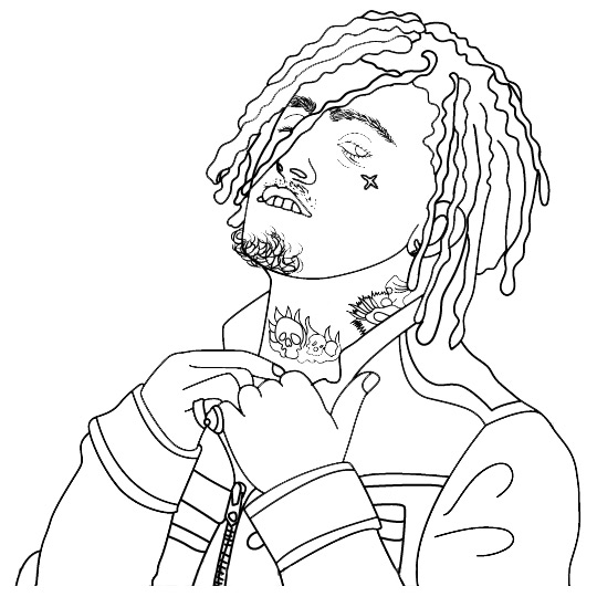 Lil Pump Coloring Pages - XColorings.com