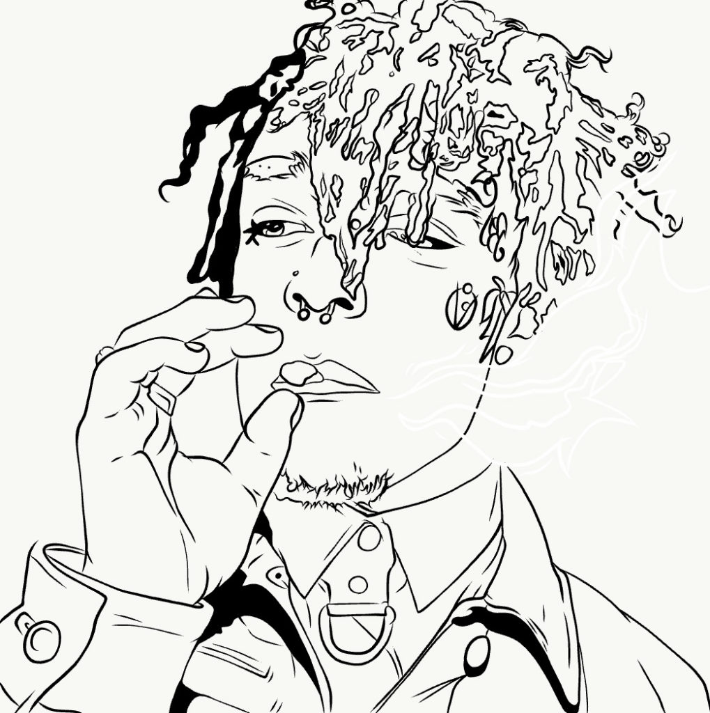 Lil Uzi Vert Coloring Pages - XColorings.com