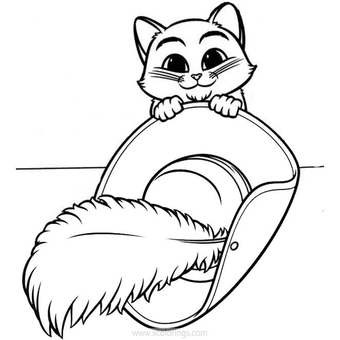 Free Little Puss in Boots Coloring Pages printable