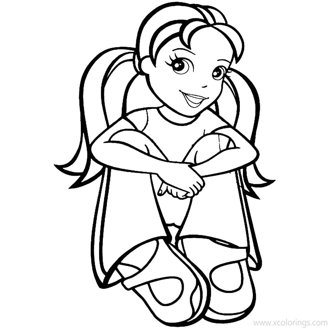 Free Lovely Polly Pocket Coloring Pages printable