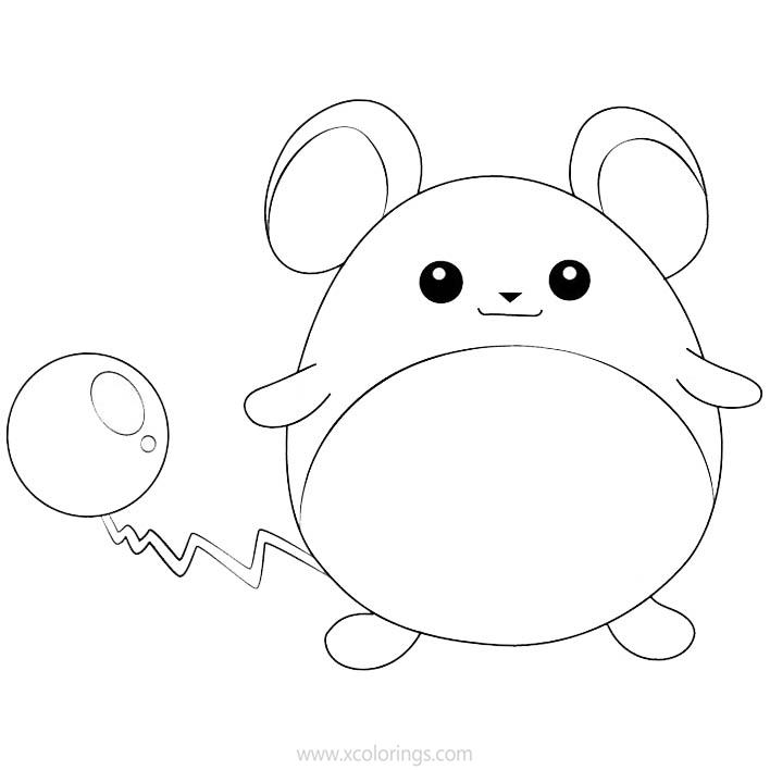 Free Marill Pokemon Coloring Pages printable