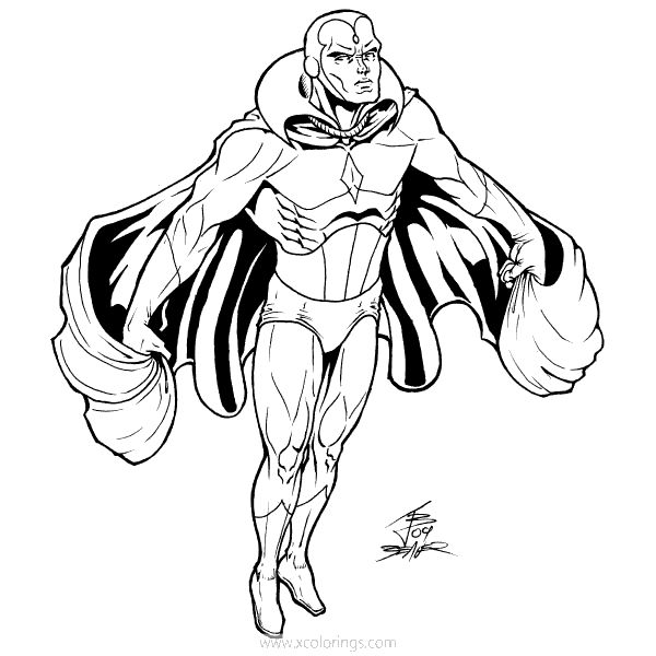 Marvel WandaVision Coloring Pages Fanart - XColorings.com