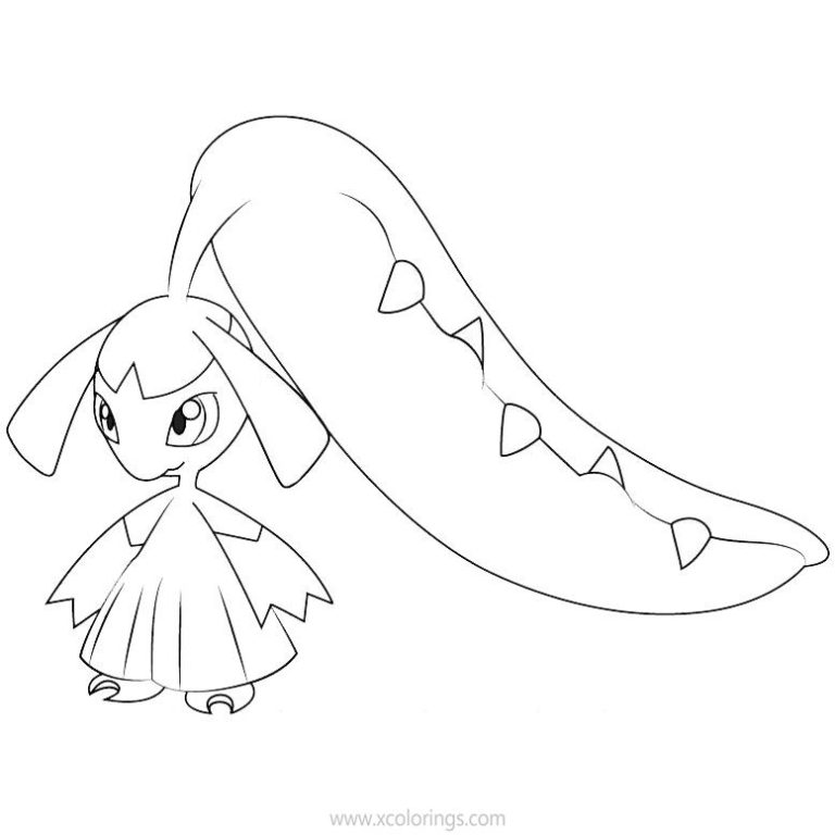Wobbuffet Pokemon Coloring Pages