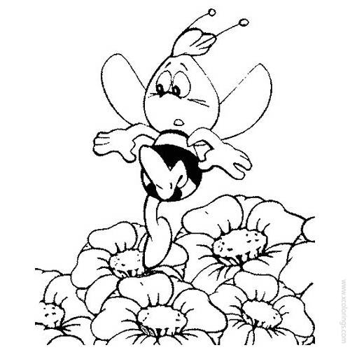 Free Maya The Bee Willy Coloring Pages printable