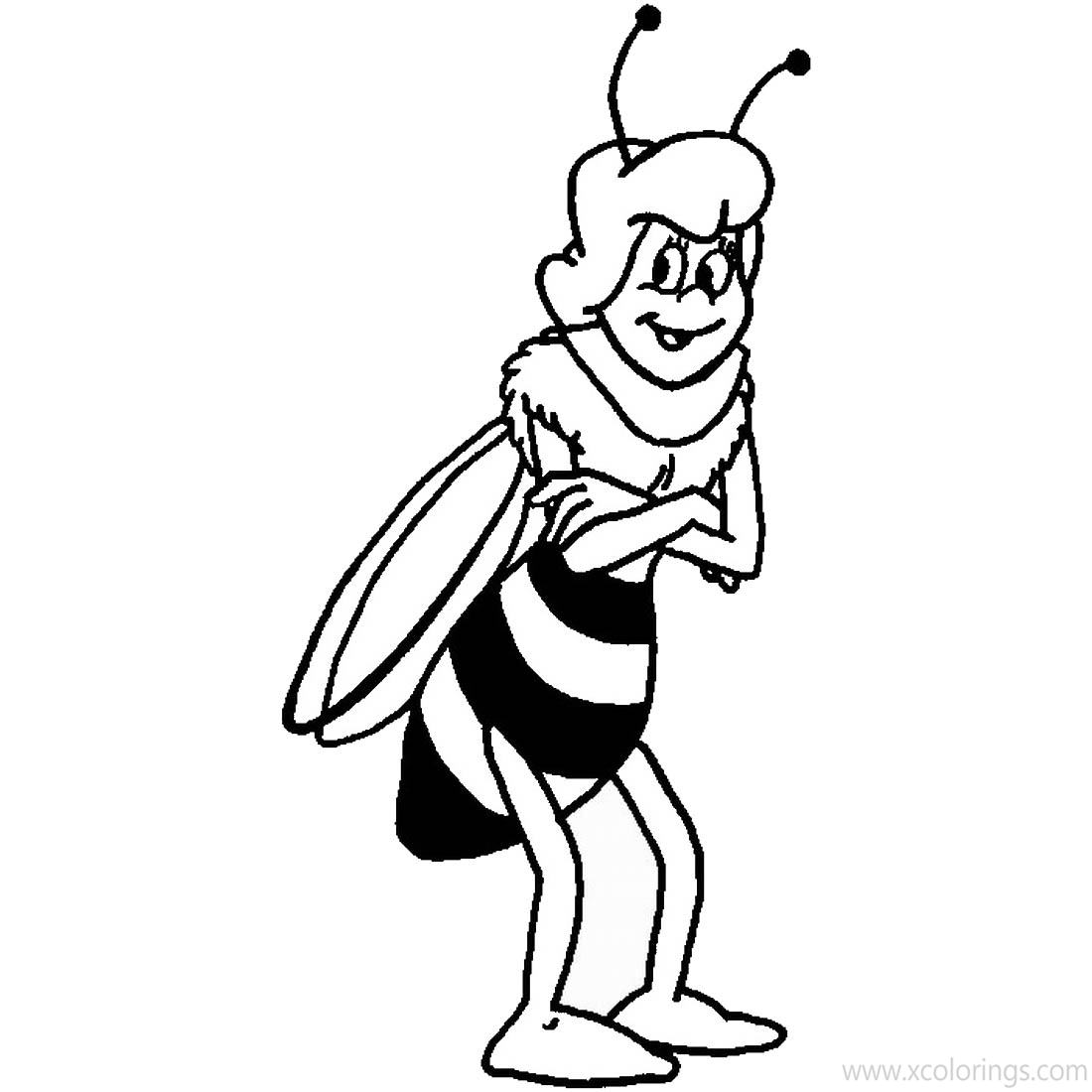 Free Maya the Bee Coloring Pages Miss Cassandra printable