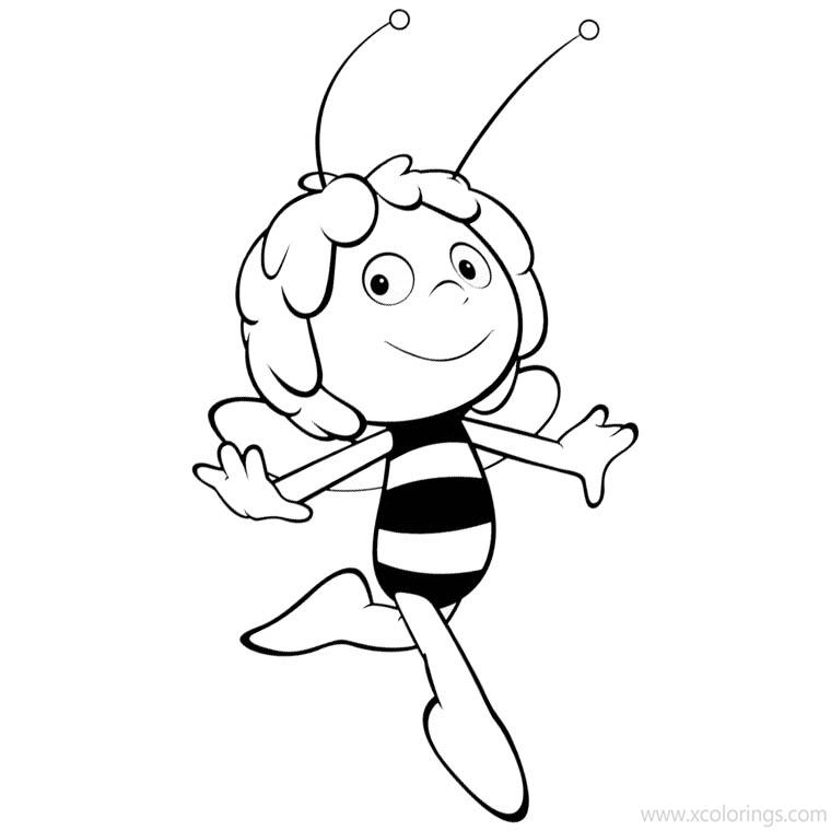 Free Maya the Bee Coloring Pages Printable printable