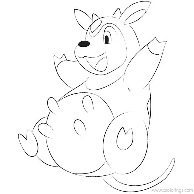 Free Miltank Pokemon Coloring Pages printable