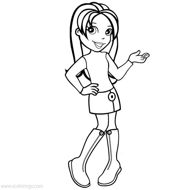 Free Polly Pocket Coloring Books printable