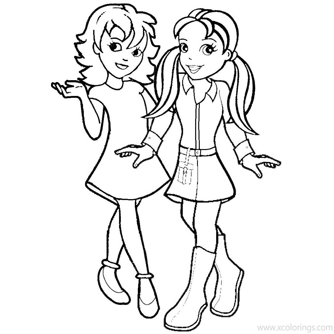 Free Polly Pocket Coloring Pages Chrissy printable