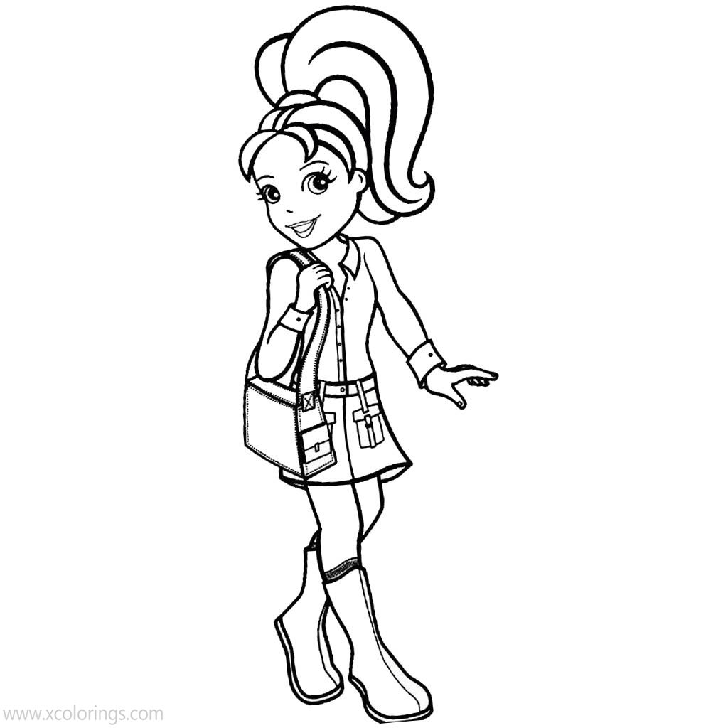 Free Polly Pocket Coloring Pages Free to Print printable