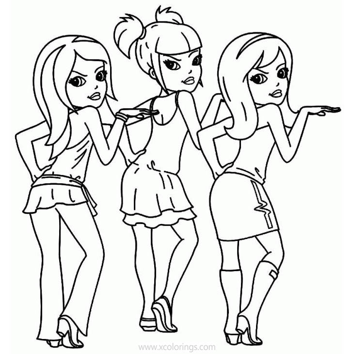 Free Polly Pocket Coloring Pages Girls printable