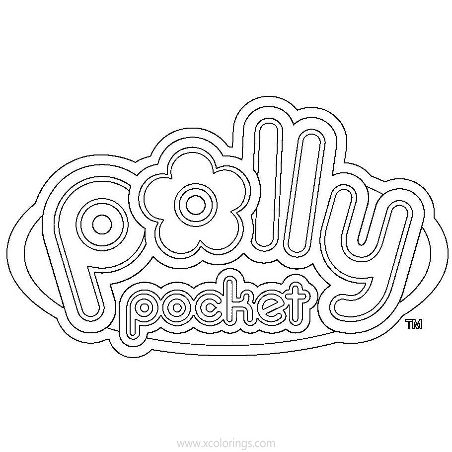 Free Polly Pocket Coloring Pages Logo printable
