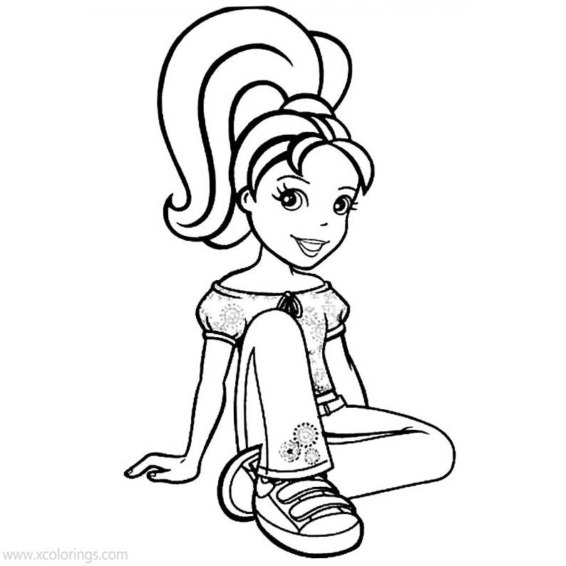 Free Polly Pocket Coloring Pages Printable printable