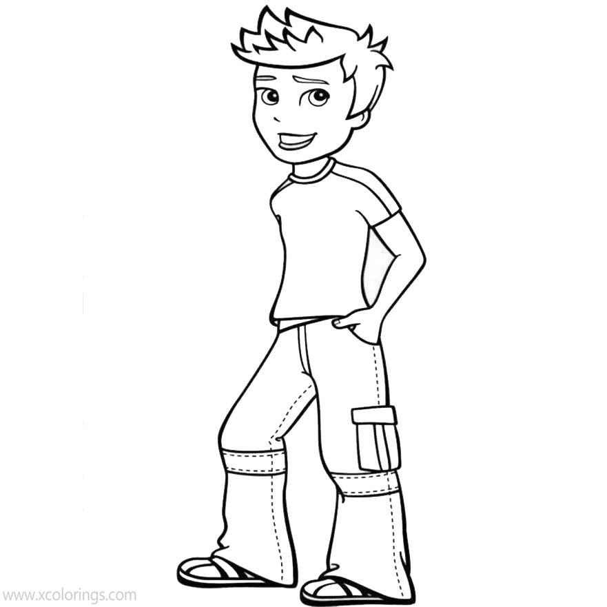 Free Polly Pocket Coloring Pages Rick printable