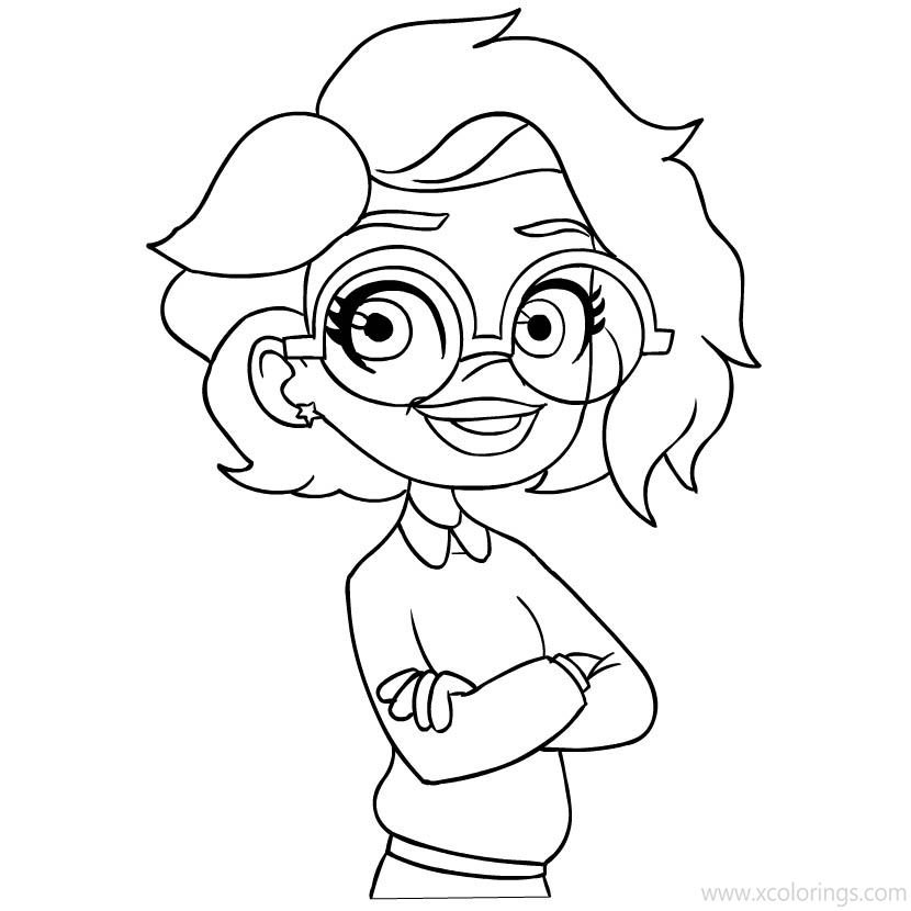 Free Polly Pocket Coloring Pages Shani printable