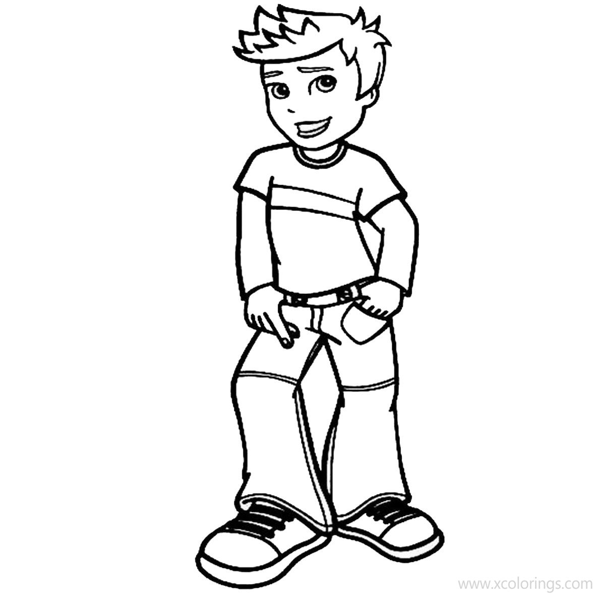 Free Polly Pocket Rick Coloring Pages printable