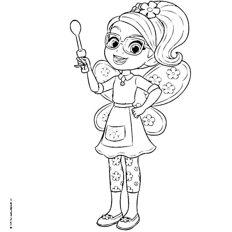 Free Poppy from Butterbean's Cafe Coloring Pages printable