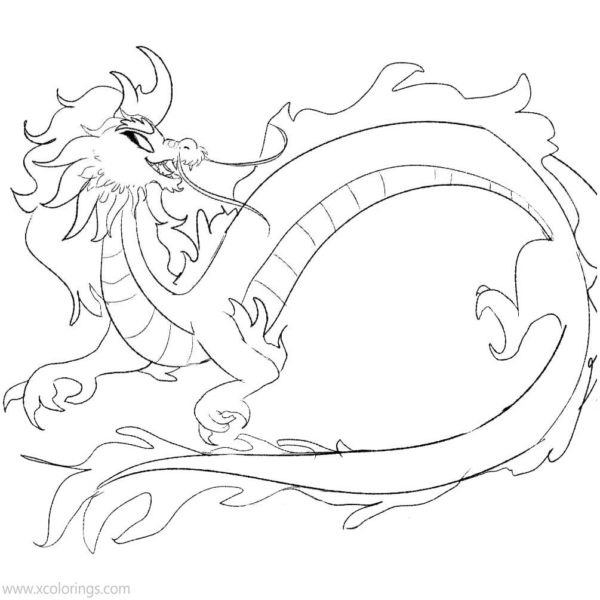 Raya And The Last Dragon Coloring Pages Black and White - XColorings.com