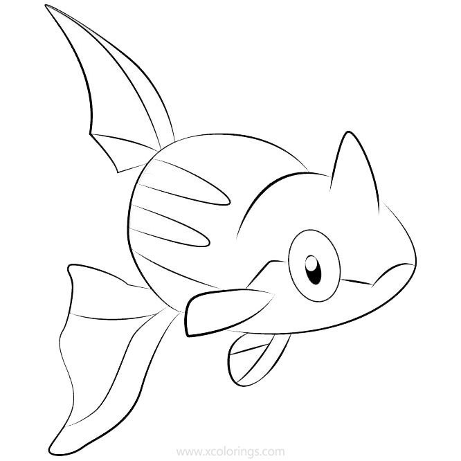 Free Remoraid Pokemon Coloring Pages printable