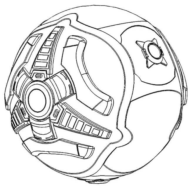Free Rocket League Ball Coloring Pages printable