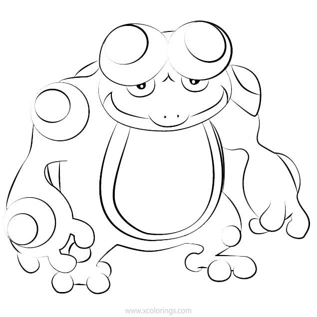 Free Seismitoad Pokemon Coloring Pages printable