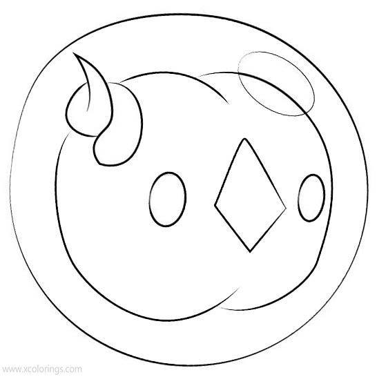 Free Solosis Pokemon Coloring Pages printable