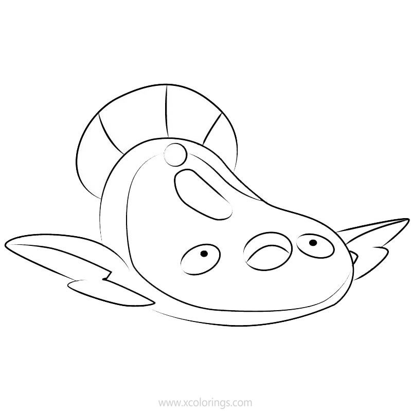 Free Stunfisk Pokemon Coloring Pages printable