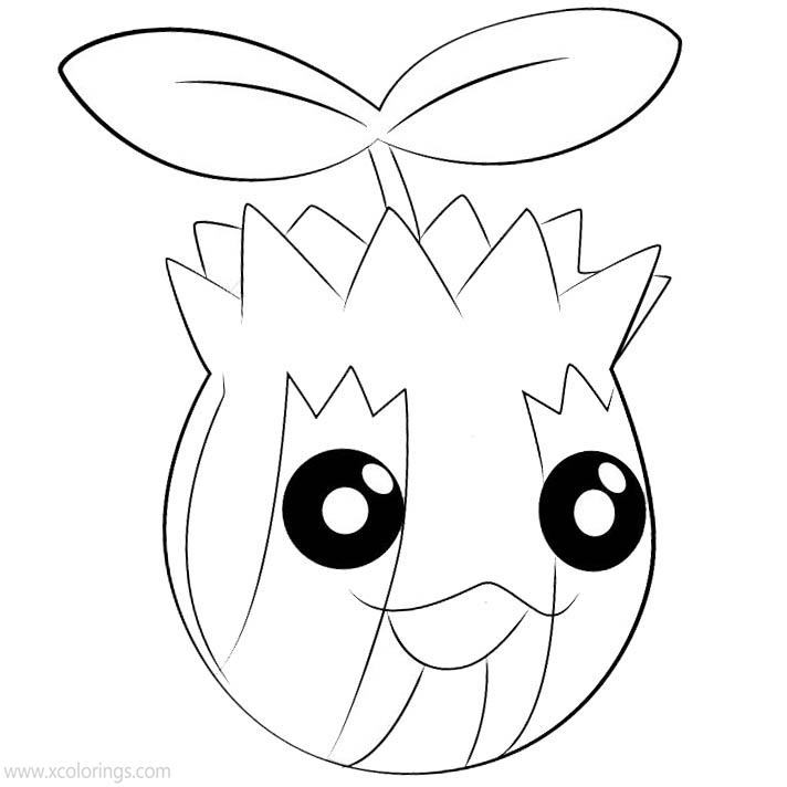 Free Sunkern Pokemon Coloring Pages printable