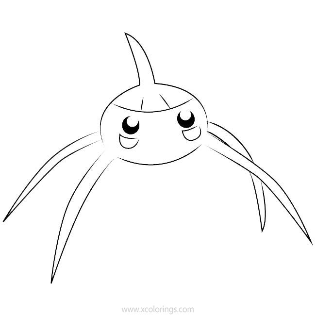 Free Surskit Pokemon Coloring Pages printable
