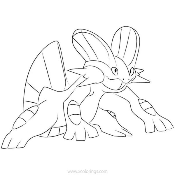 Golduck Pokemon Coloring Pages
