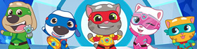 Talking Tom Heroes Coloring Pages Collection