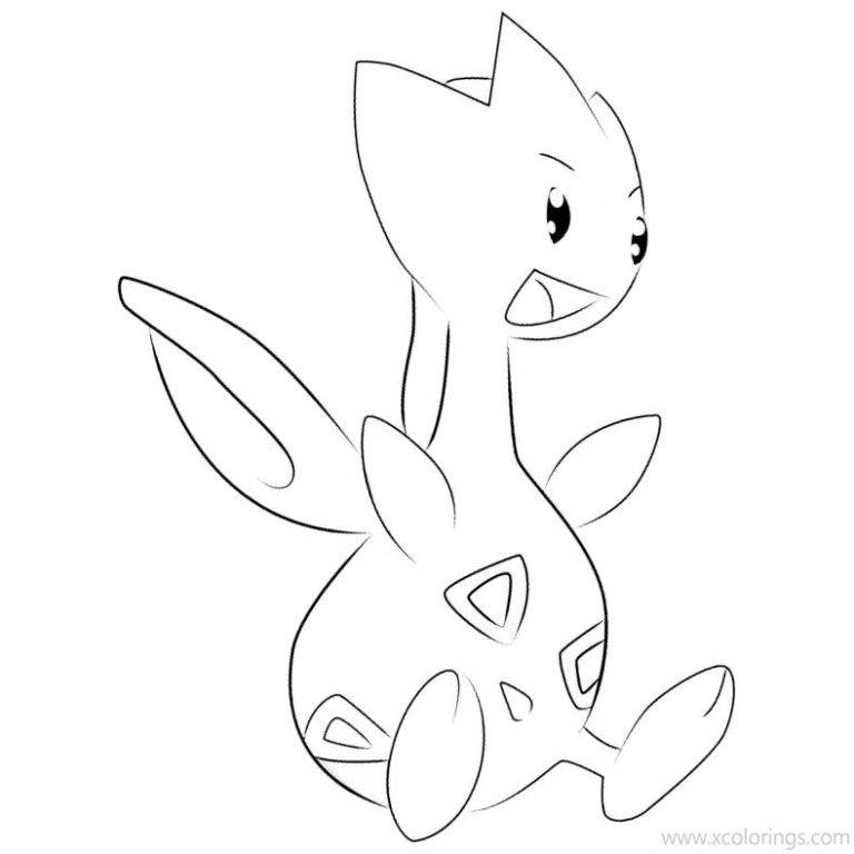 Swoobat Pokemon Coloring Pages - XColorings.com