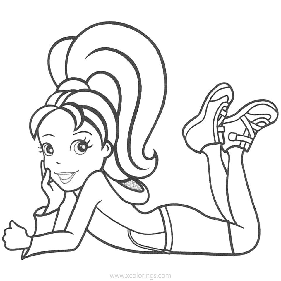 Free Toys Polly Pocket Coloring Pages printable