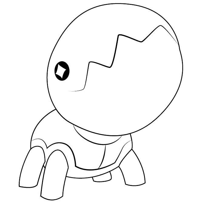 Free Trapinch Pokemon Coloring Pages printable