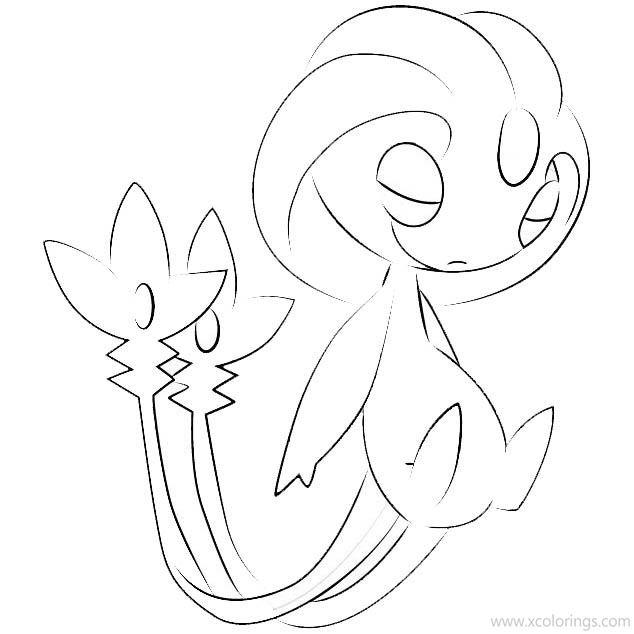 Free Uxie Pokemon Coloring Pages printable