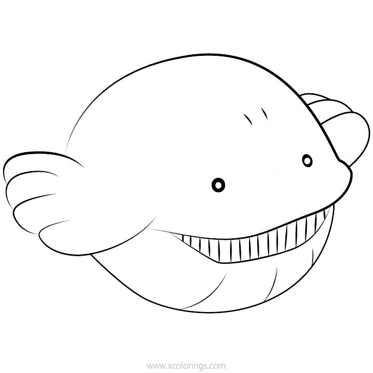 Free Wailmer Pokemon Coloring Pages printable