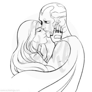 WandaVision Coloring Pages Printable - XColorings.com