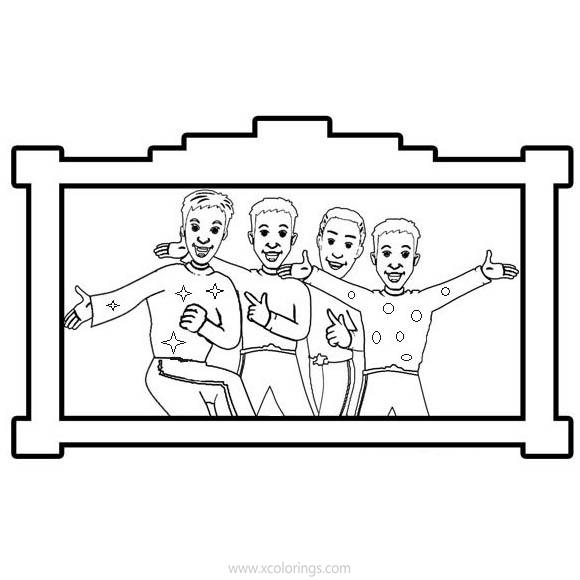Free Wiggles Coloring Pages Photograph with Frame printable
