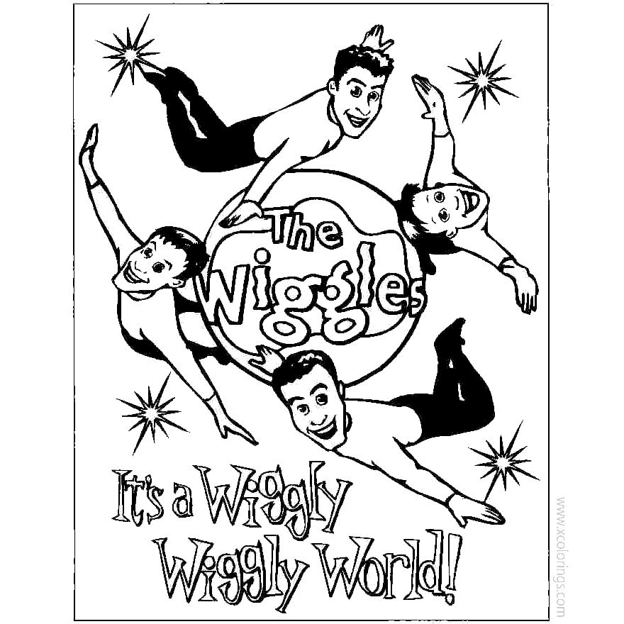 Free Wiggles Coloring Pages Wiggly World printable