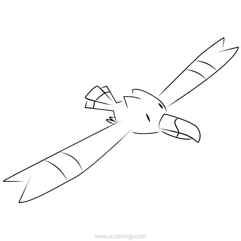 Free Wingull Pokemon Coloring Pages printable