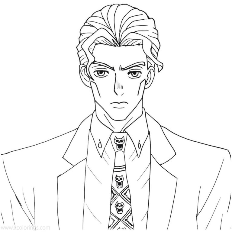 JoJo�s Bizarre Adventure Coloring Pages Printable