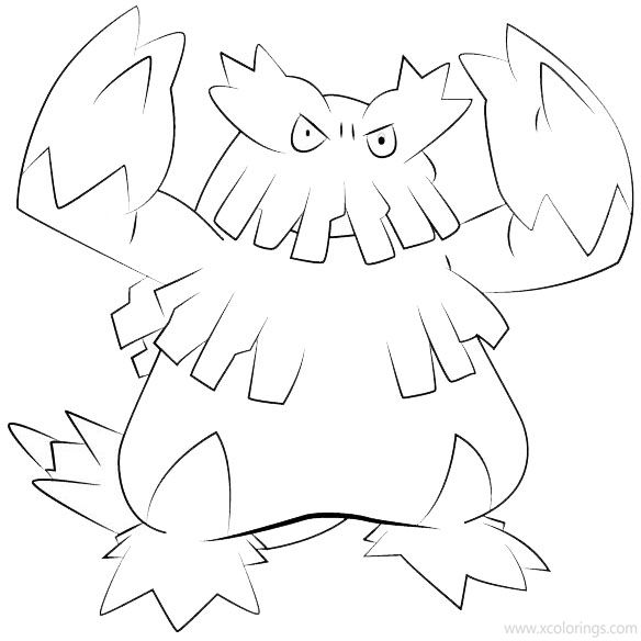 Free Abomasnow from Pokemon Coloring Pages printable